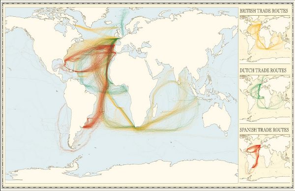 trade routes of mercantile empires