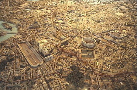 model of ancient rome