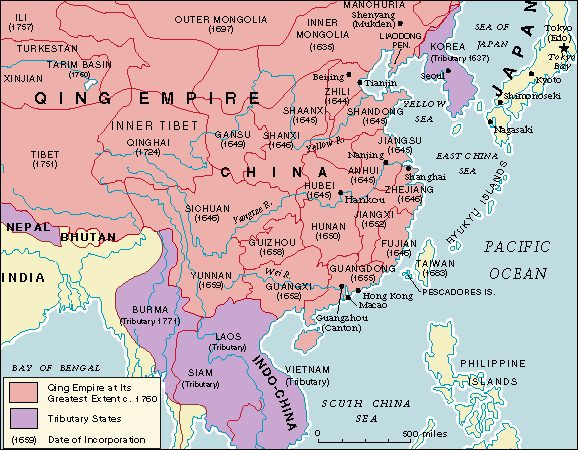 map of china