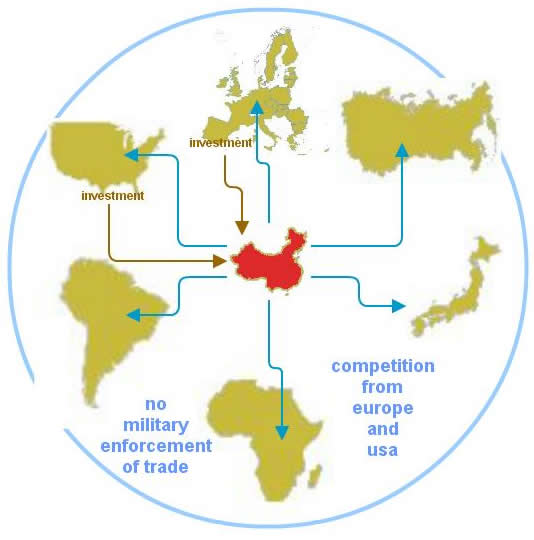 chinese world investment map