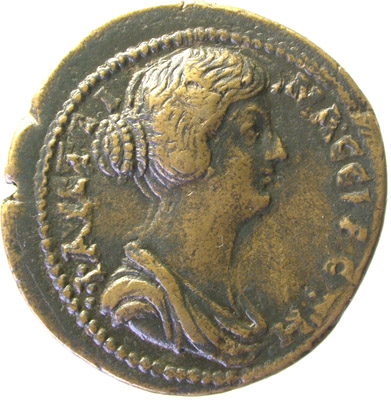 faustina ii ae obverse