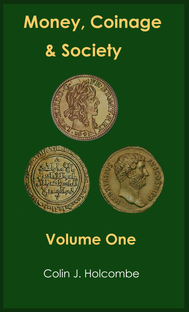money coinage and society book cover one