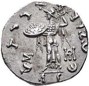 menander coin reverse